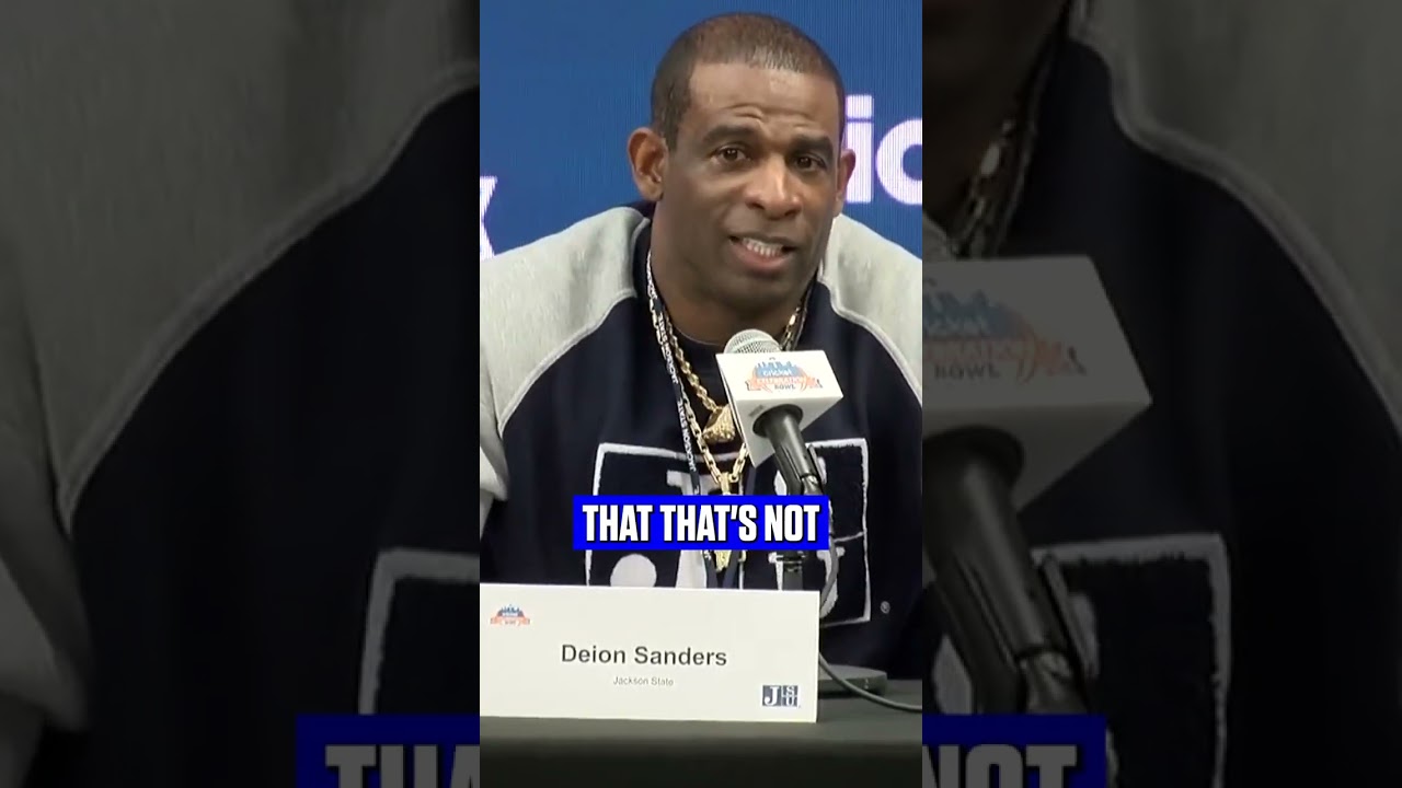 Deion Sanders kept it 💯 on why he is leaving Jackson St #shorts
