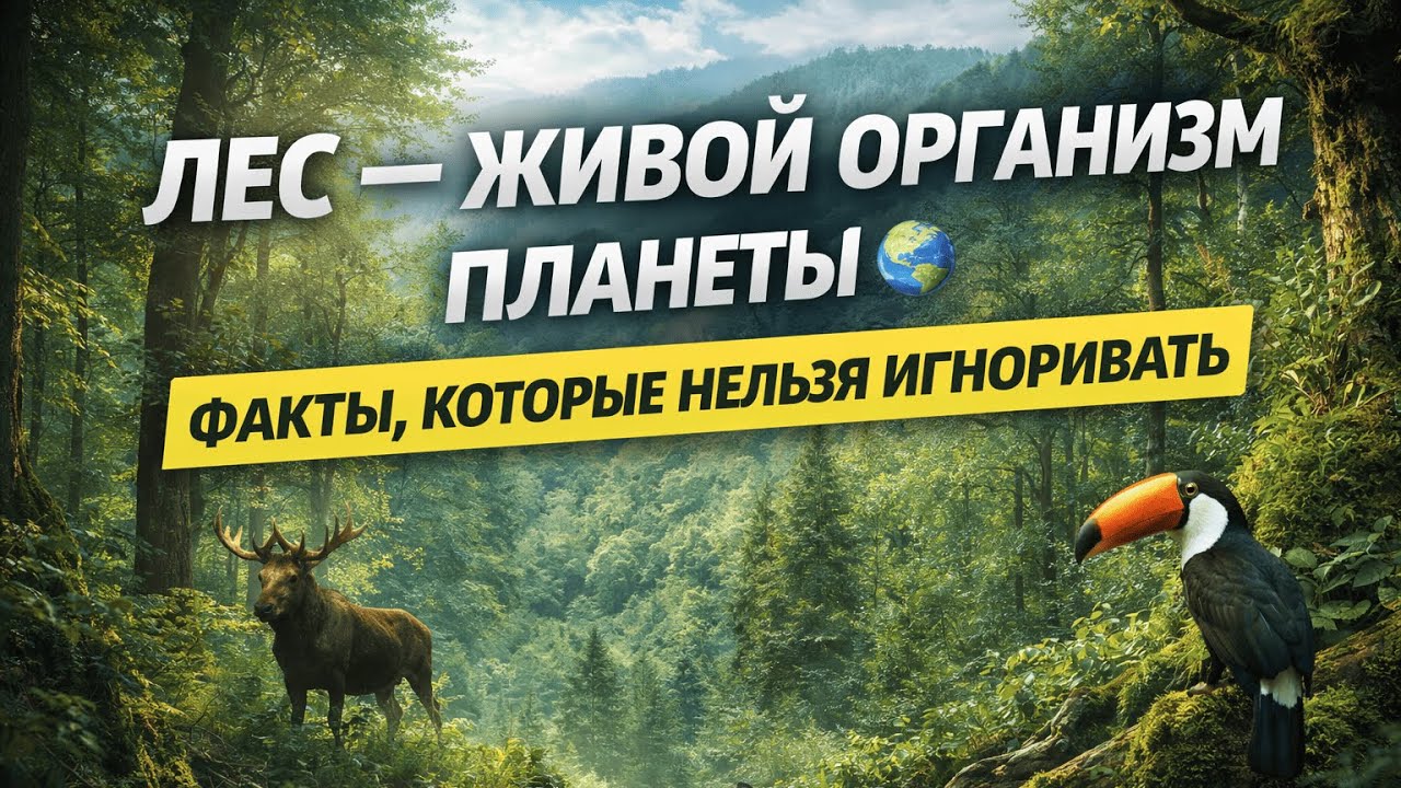 ЛЕС — живой организм планеты 🌍 Тайны леса 🌍 Факты, которые нельзя игнорировать