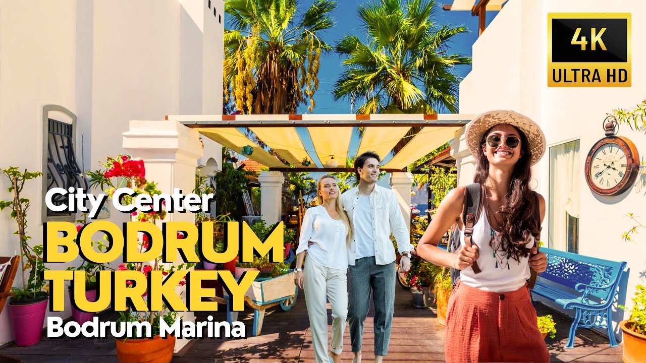 Turkey, Bodrum 🇹🇷 4K Walking Tour 2025 City Center | Exploring Bodrum Marina, Shops, Markets