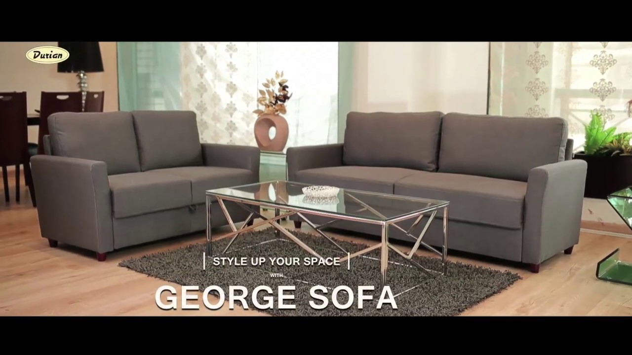 George Modern Fabric Sofa Set Online - Durian