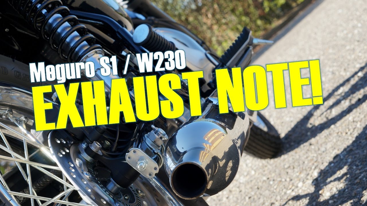 2025 KAWASAKI W230 / MEGURO S1 - EXHAUST SOUND