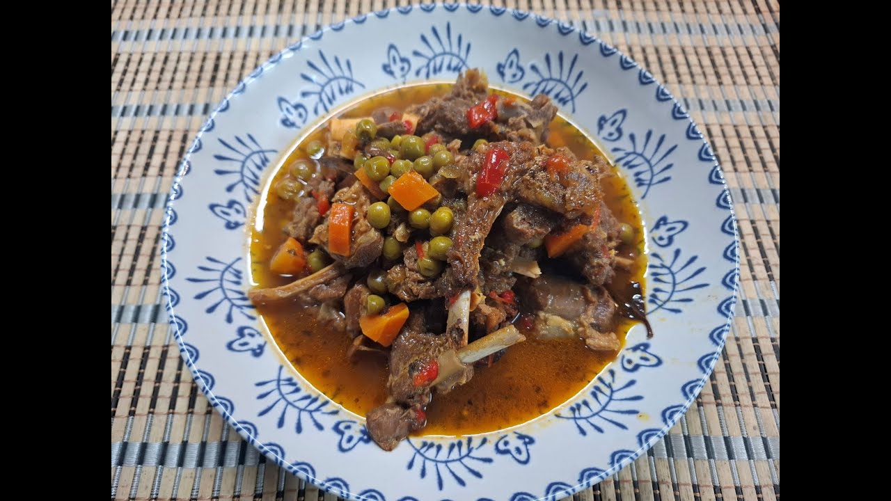 Cabrito estofado.