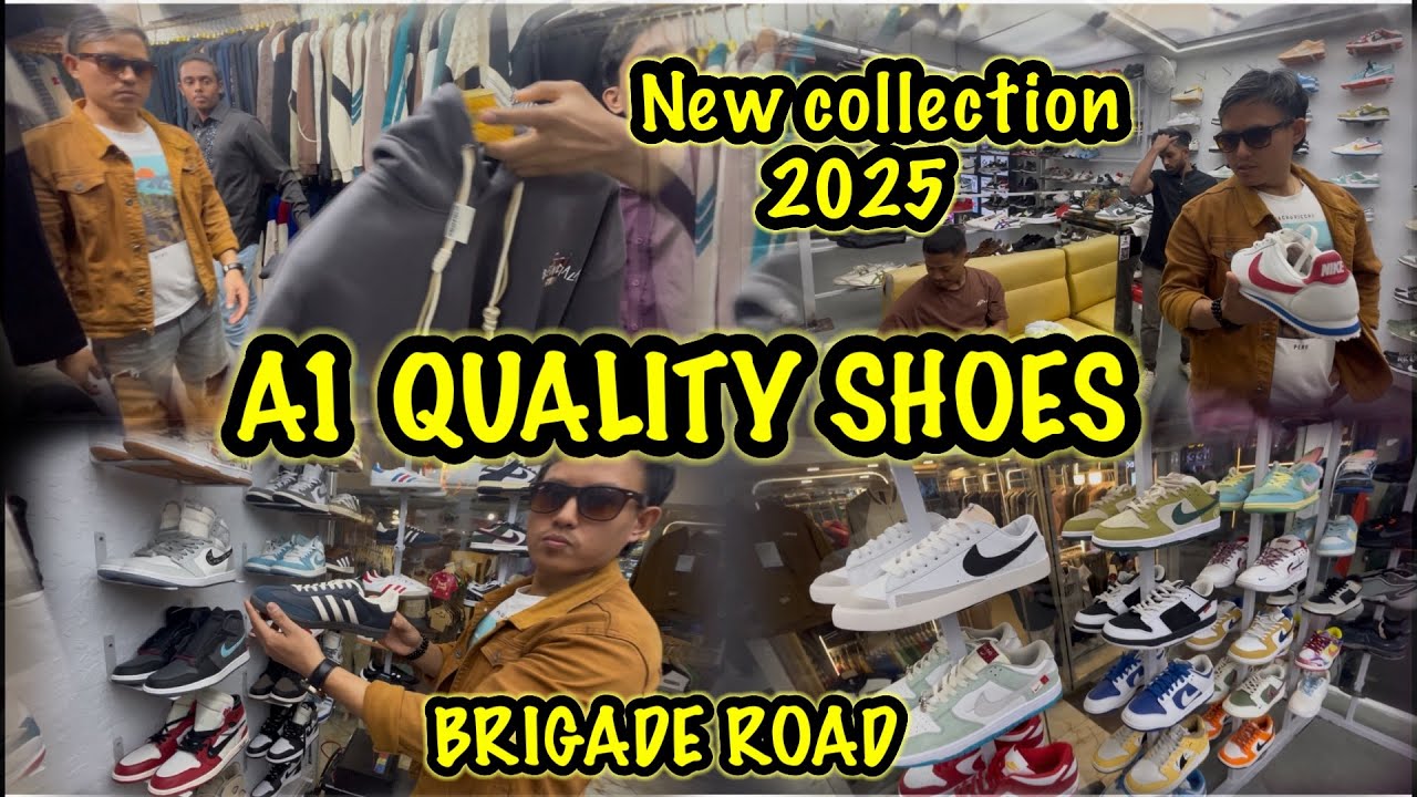 A1 Quality shoes 2025 arrived at Brigade Road Bangalore|PARDESHI LIFE FULL DAY VLOG IN BANGALORE |