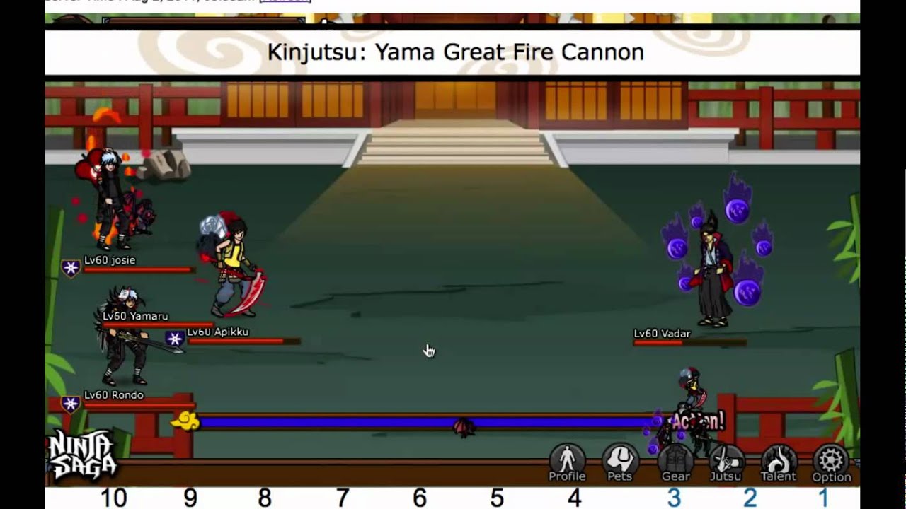 Ninja Saga Tensai Special Jounin Exam Stage 6-2