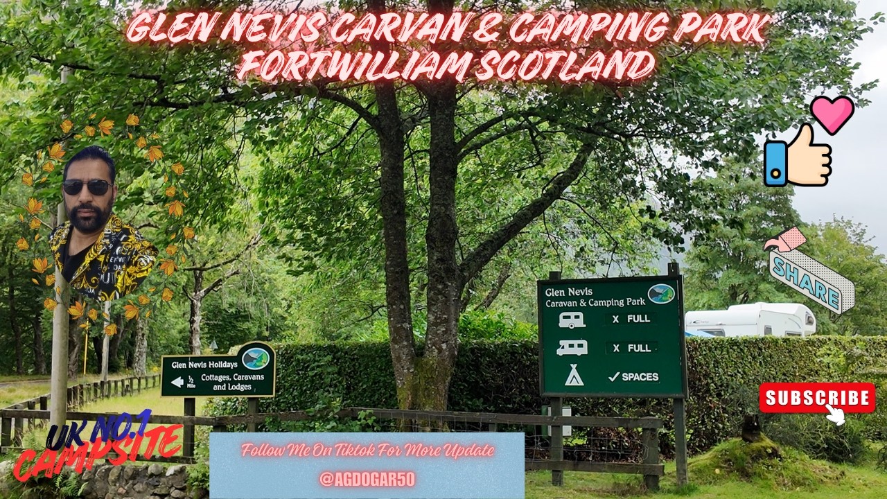 Glen Nevis Caravan and Campsite ( Fortwilliam Scotland) #camping