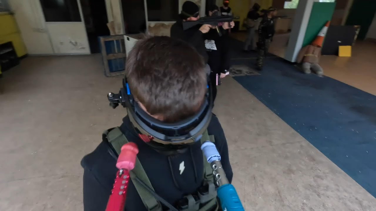 Airsoft in old abandoned college! - Spartan CQB. with full cowcow upgraded Action Army AAP01. MTW