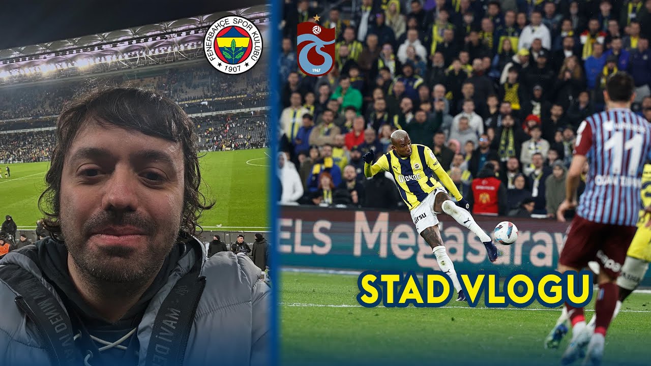 TALISCA FÜZEYİ GÖNDERDİ KADIKÖY AYAĞA KALKTI | Fenerbahçe 4 - 1 Trabzonspor | Stadyum Vlogu