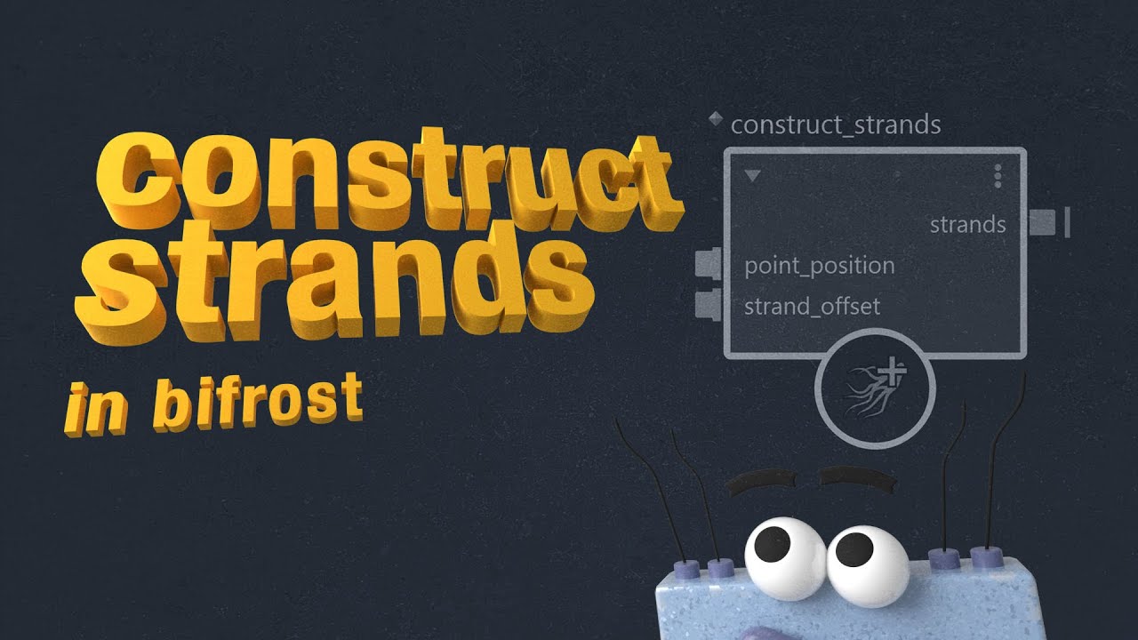 How To Create Strands In Bifrost - Maya Bifrost
