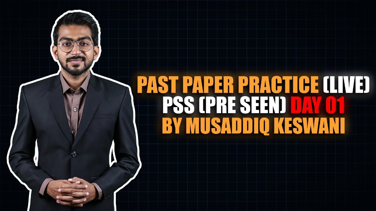 ACCA | SBL | Past Paper Practice Day 1 | PSS - Specimen 1
