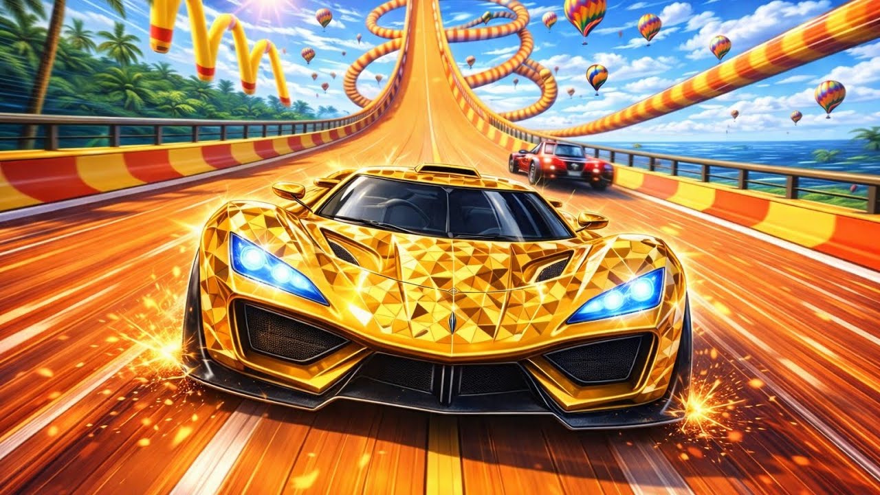 💎$5,000,000,000 GOLD 🥇🏆 DIAMOND F1 🚀 999KM/H ULTIMATE TECH: GT Car Stunt Master#1- Android GamePlay