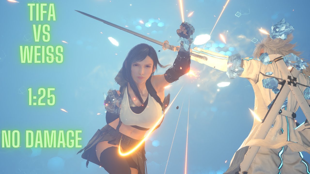 FINAL FANTASY VII REMAKE Tifa Solo Weiss 1:25 (No Damage)