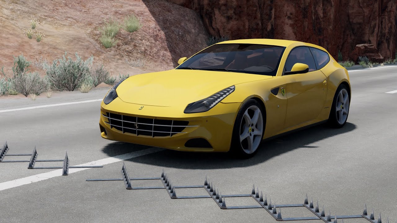 BeamNG.Drive [#313] - Spike Strip Pileups