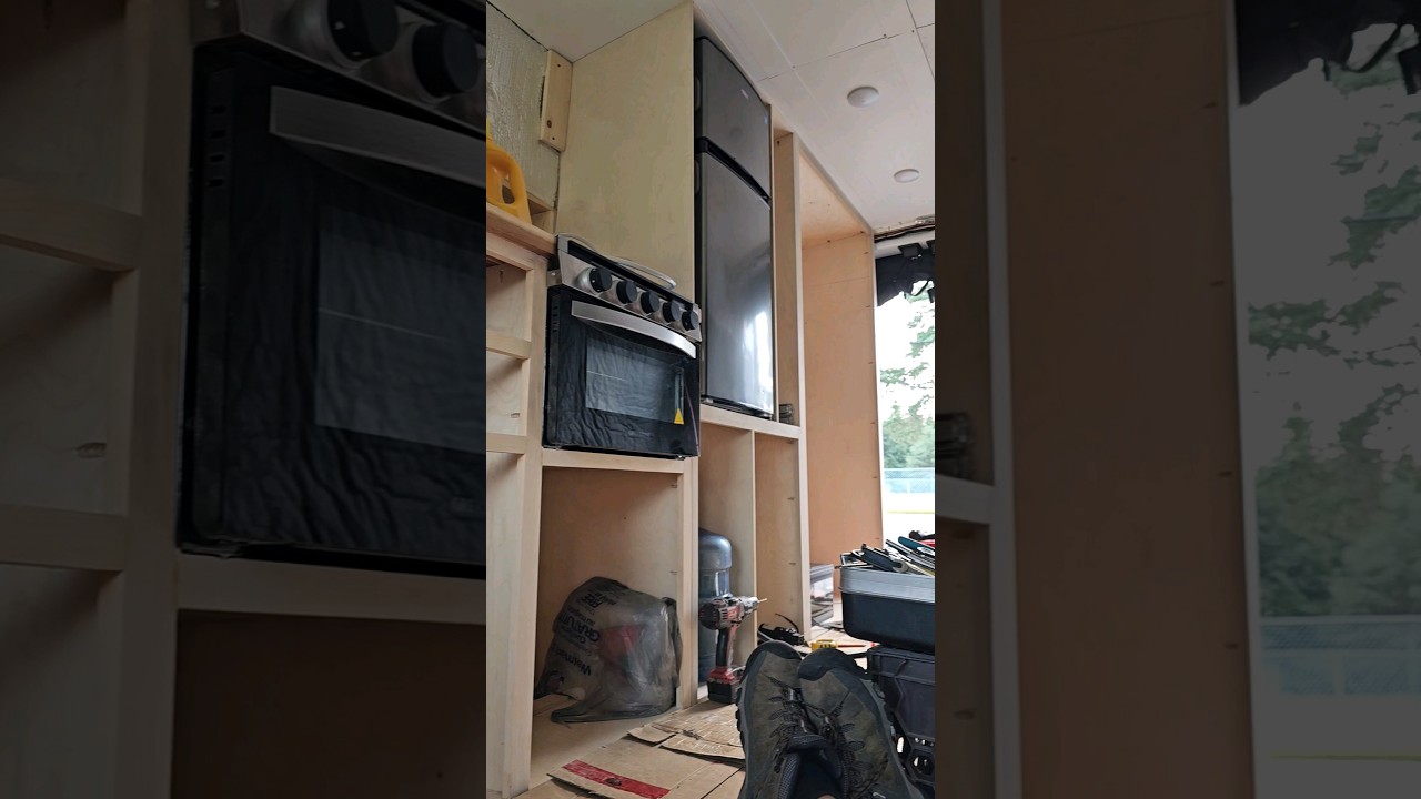 The moment you realize how talented you are #vanconversion#vanlife #camper #fordtransit #freedomrock