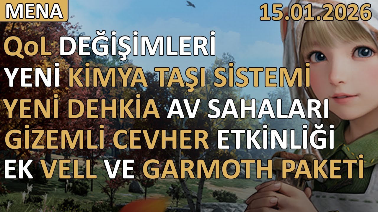 BDO 15/01/2026 MENA & TR Yama notları, etkinlikler, inci dükkanı incelemesi ve değerlendirmesi