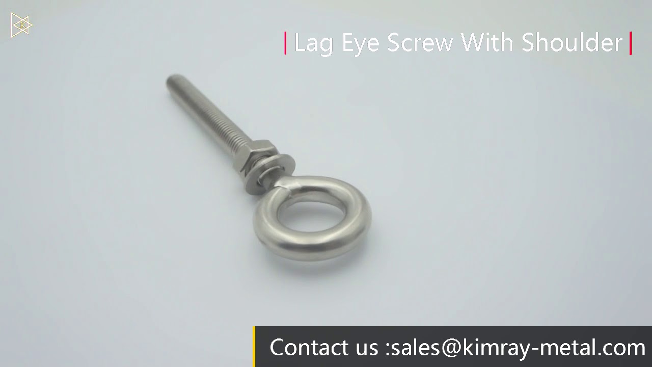 Stainless Steel Welded Eye Bolt with Nut And Washer