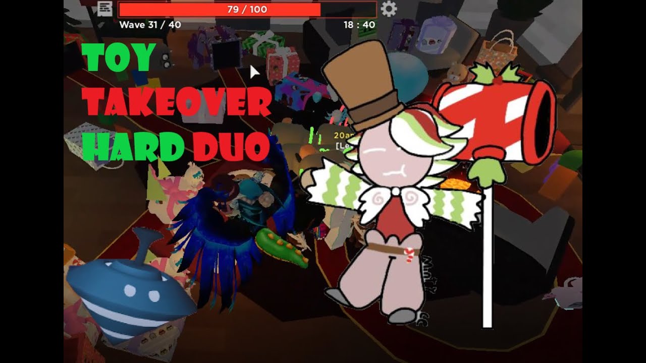 (NEW EVENT MAP) How to duo Toy Takeover Hard || [Roblox] Tower Heroes {ft. 20anguyen5}