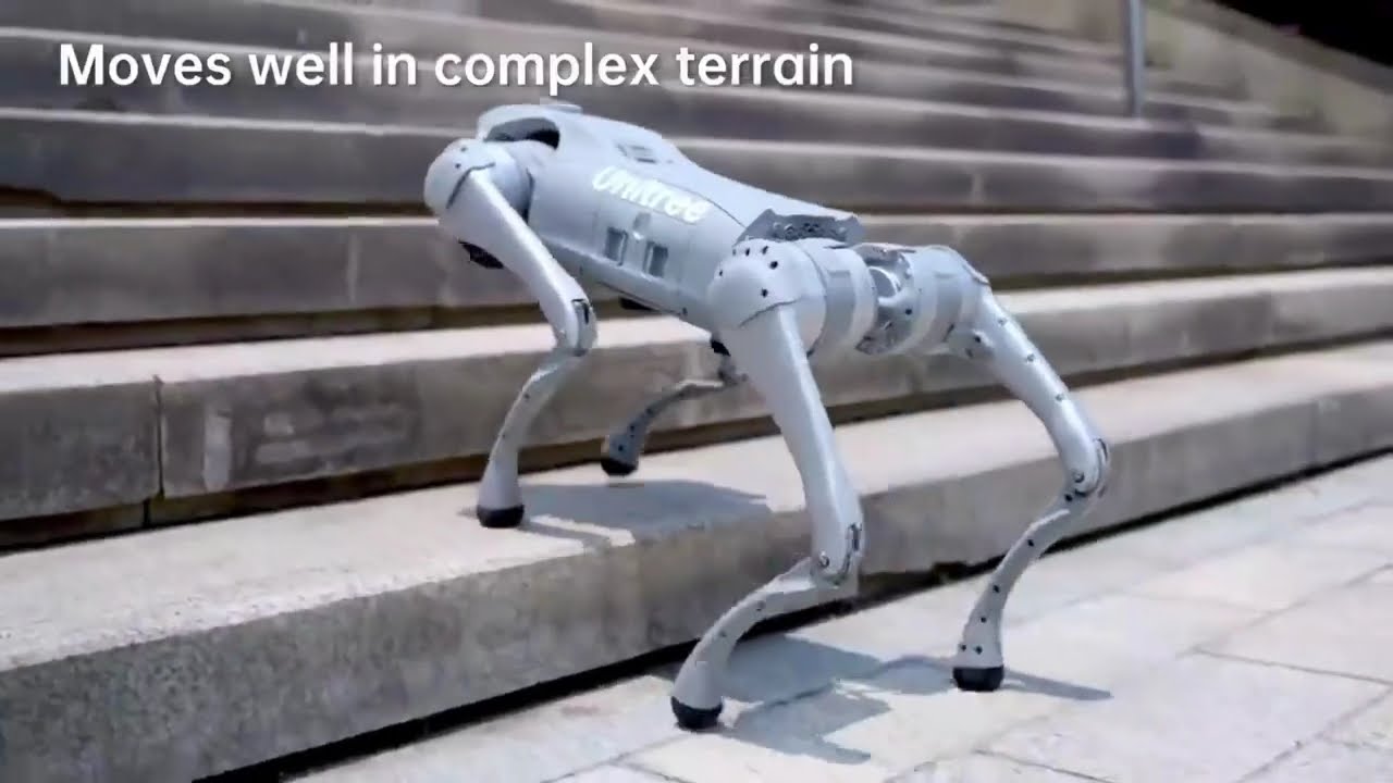 Unitree Go2 AI large model robot dog Go2 electronic dog bionic companion robot quadruped robot dog