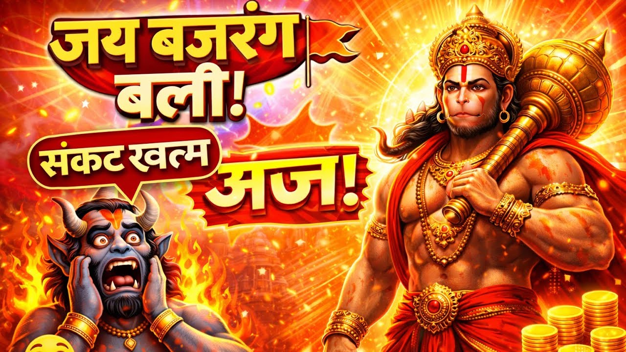 जय बजरंग बली जय वीर हनुमान 🚩 | मंगलवार स्पेशल हनुमान भजन | Sankat Mochan Hanuman Bhajan