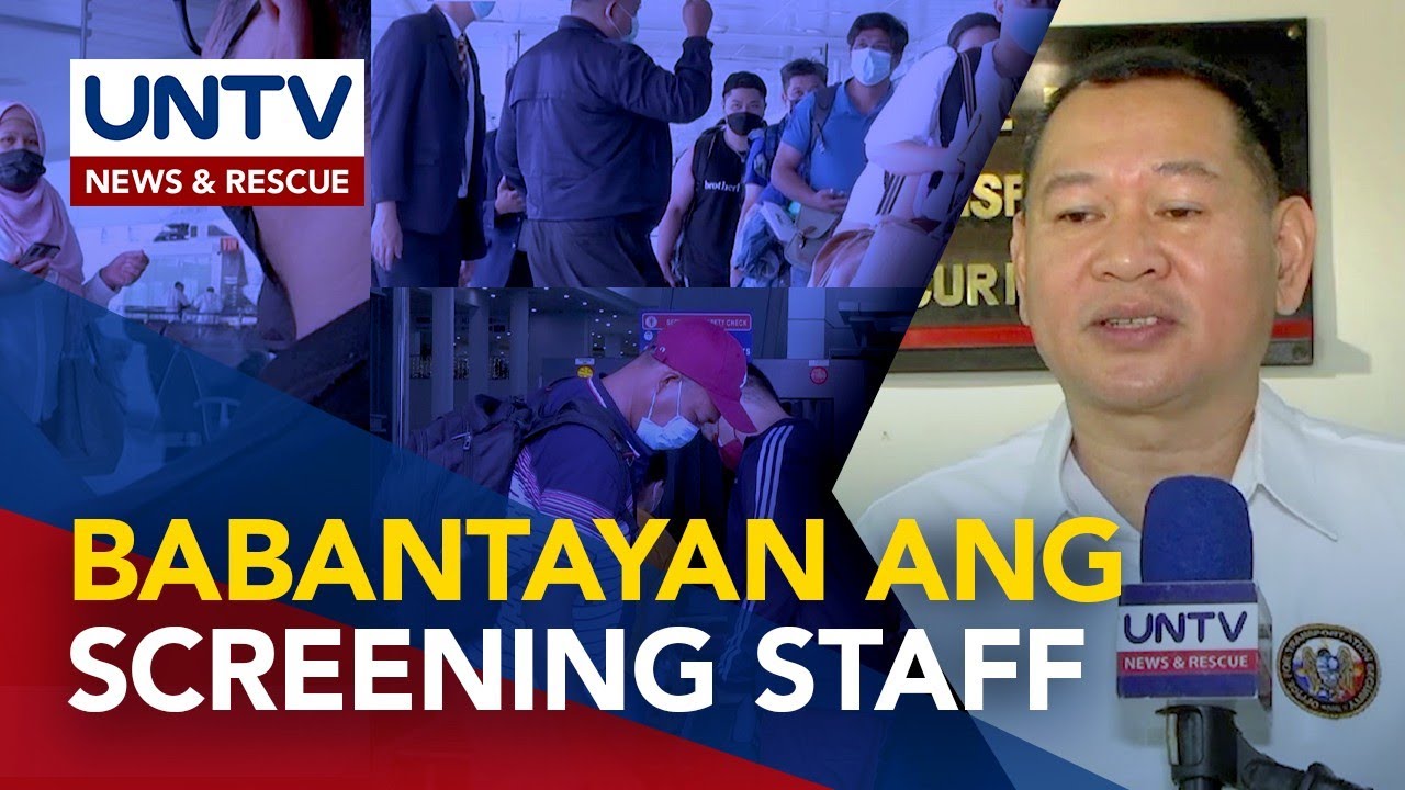 OTS, naglagay ng bantay para sa NAIA screening officers; ‘no jacket’ policy, ipinatutupad