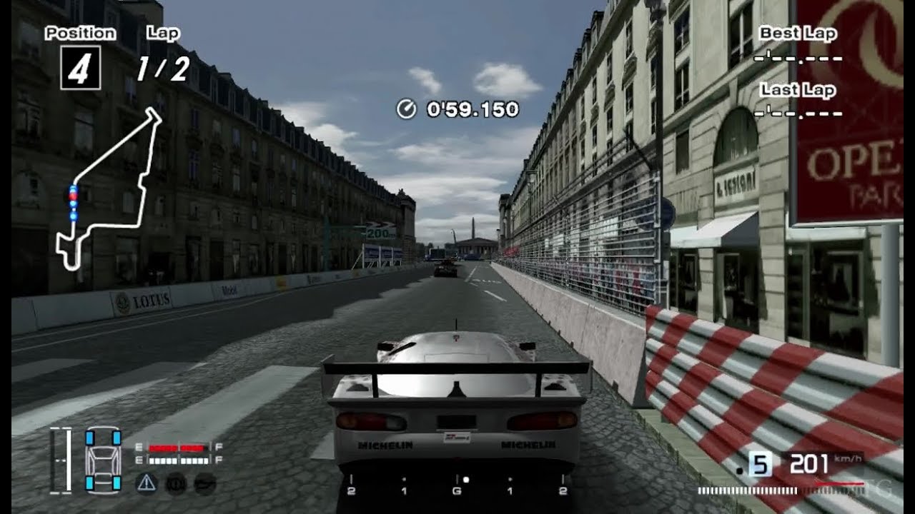 [#1017] Gran Turismo 4 - Panoz Esperante GTR-1 Race Car '98 Hybrid PS2 Gameplay HD