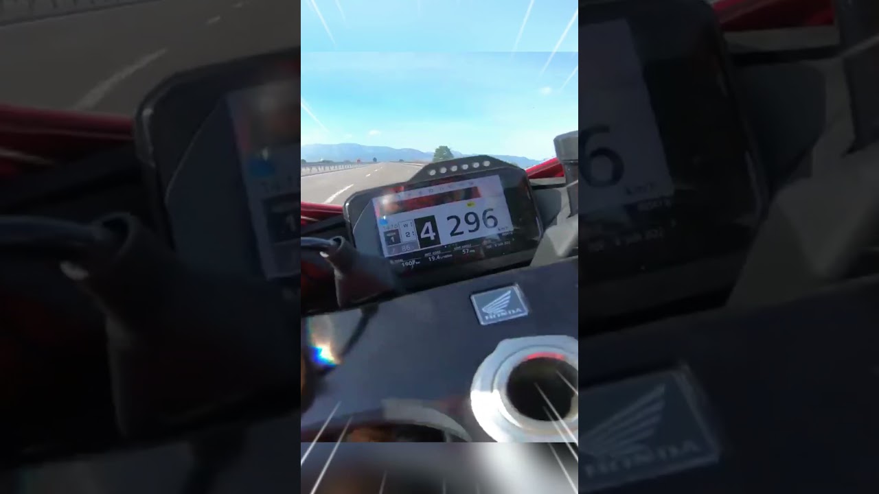 Honda CBR1000RR Top Speed!!!🔥🏍️#topspeed #shorts