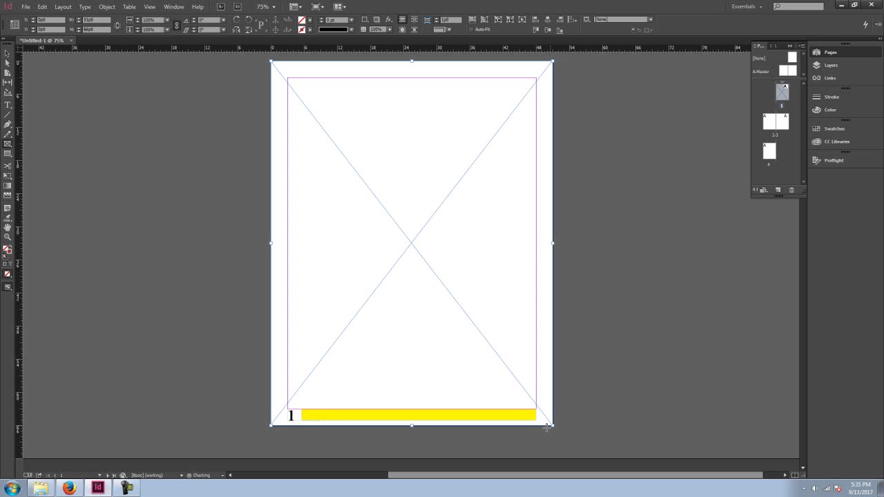 Cara Membuat Halaman Berada di Atas Background pada Adobe InDesign