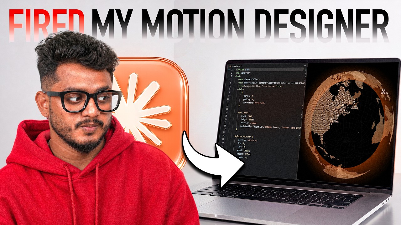 I Made Viral SAAS Motion Graphics using AI! (Full Process)