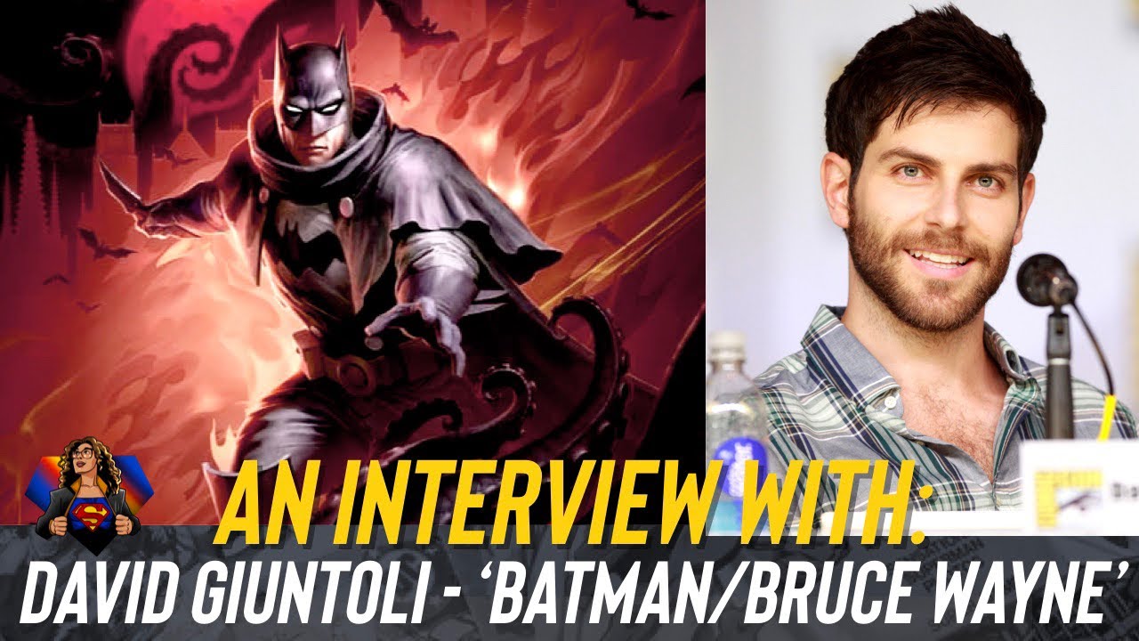 Batman: The Doom That Came To Gotham Interview | David Giuntoli voice of Batman/Bruce Wayne