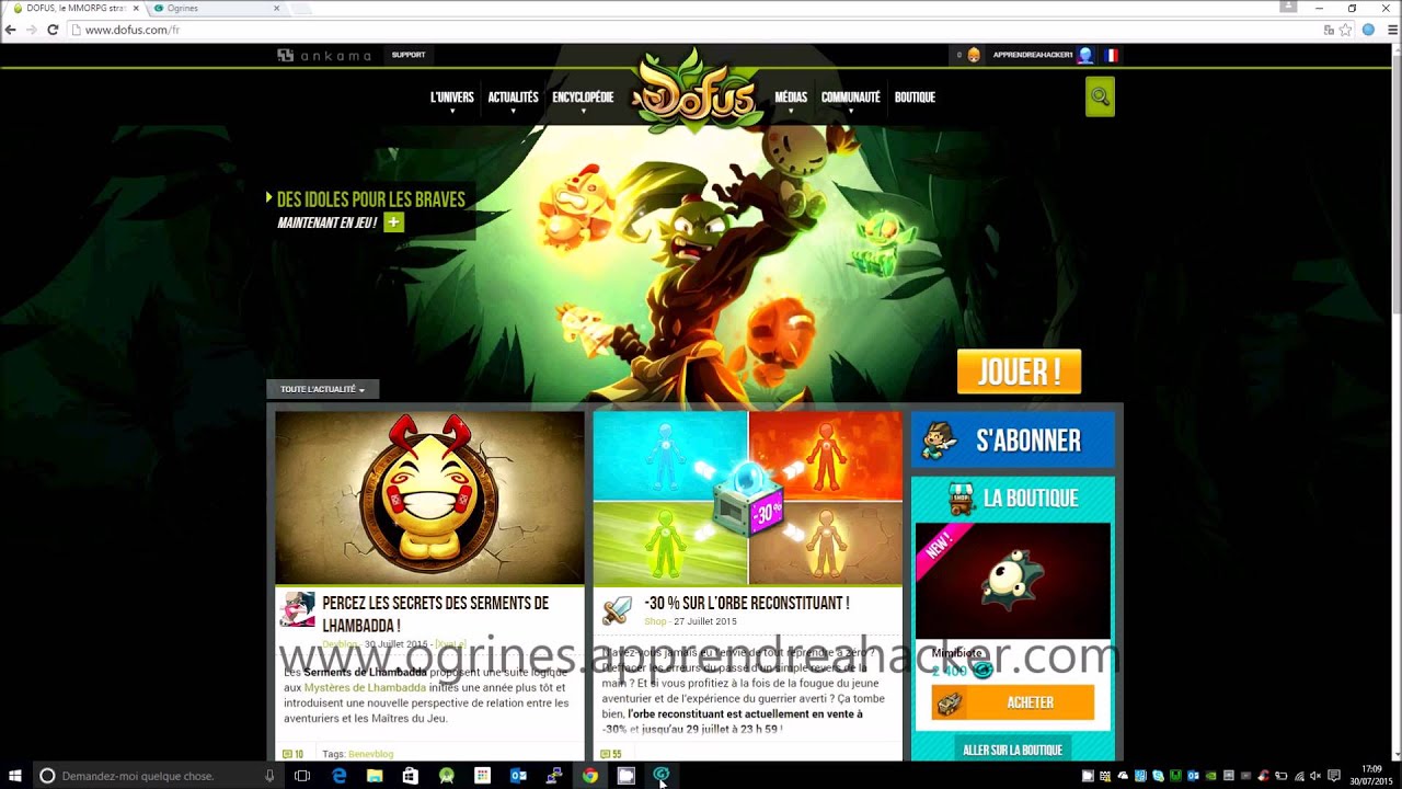 [Dofus] [Tuto] Ogrines generation d'ogrines