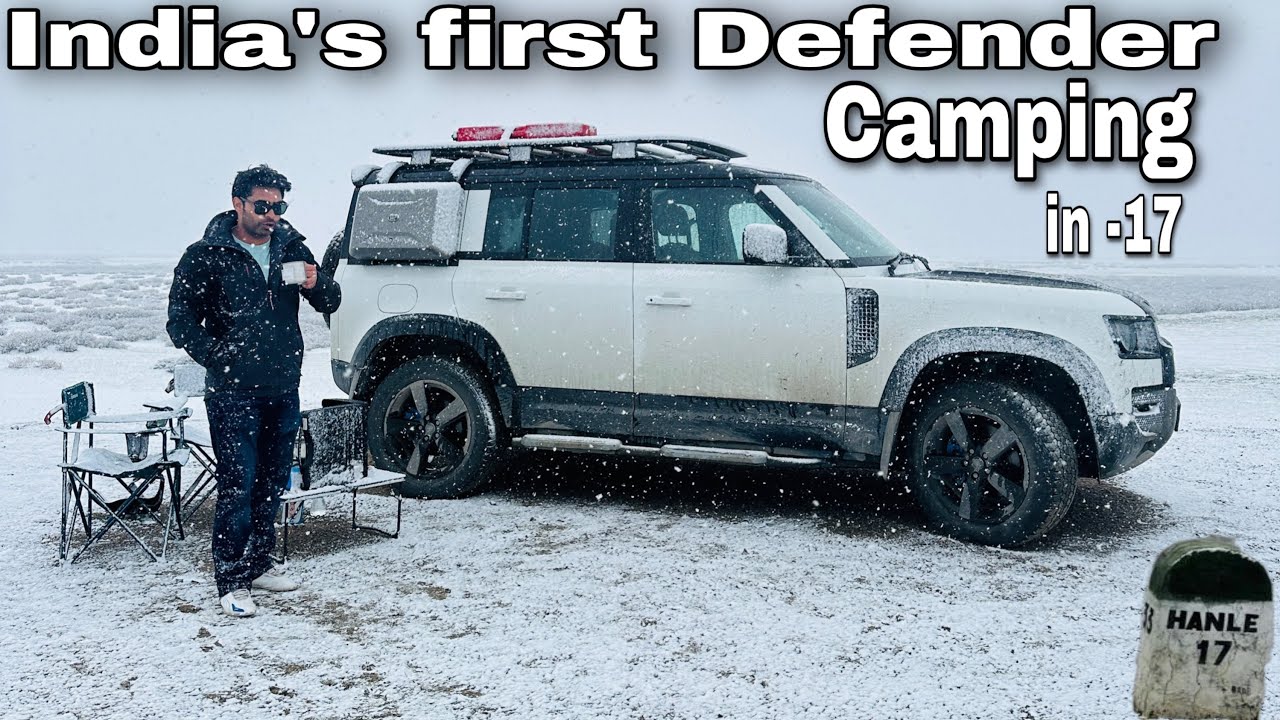 India’s first Defender to Reach Hanle in - 17 😱 || Leh Ladakh Road Trip Successfull || Ajju0008