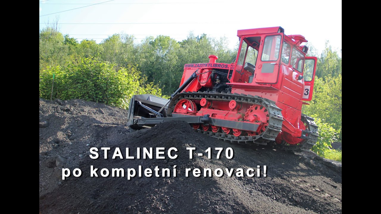 Sovětsk&yacute; buldozer STALINEC T-170 po kompletn&iacute; renovaci! 🔥⚡️💥