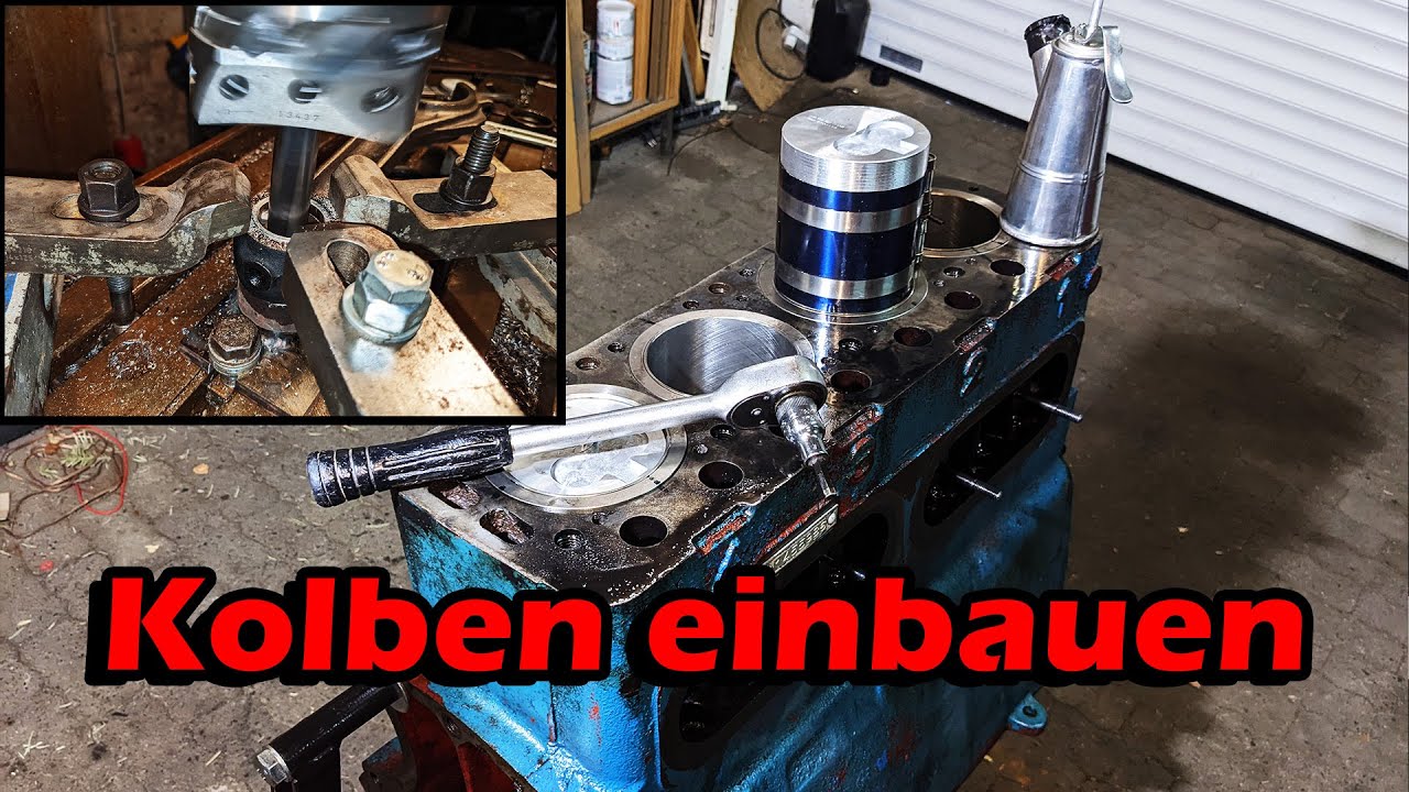 Neue Kolben einbauen | Hanomag Brillant 600 | Ste Te
