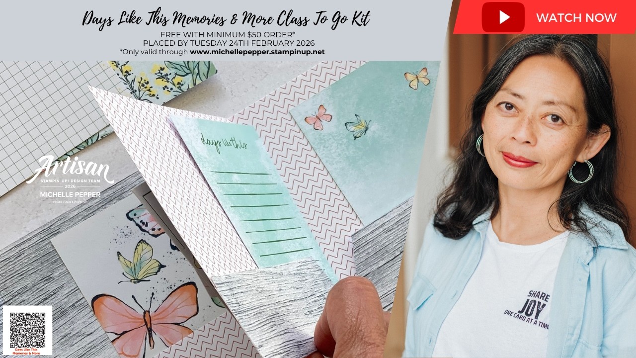 Make a Mini Album with Stampin' Up! Mixed Up Patterns DSP and Days Like This Memories & More cards.