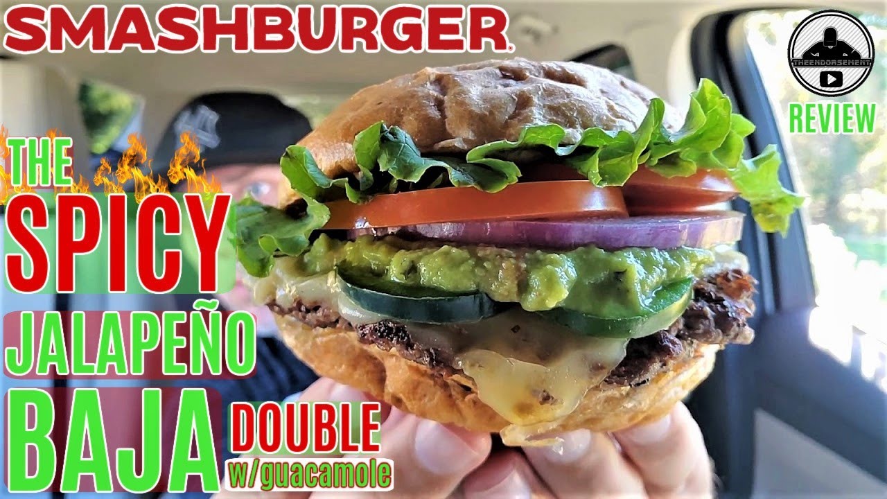 Smashburger® SPICY JALAPEÑO BAJA DOUBLE Review! 🍔🌶️ 🍔🔥