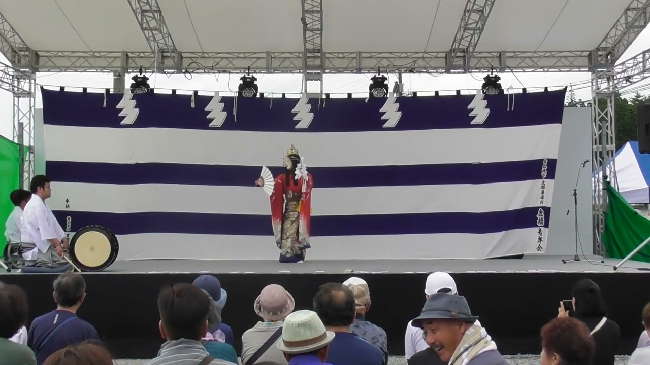 【下北の能舞】鹿橋青年会による「鐘巻（かねまき）」 青森県東通村