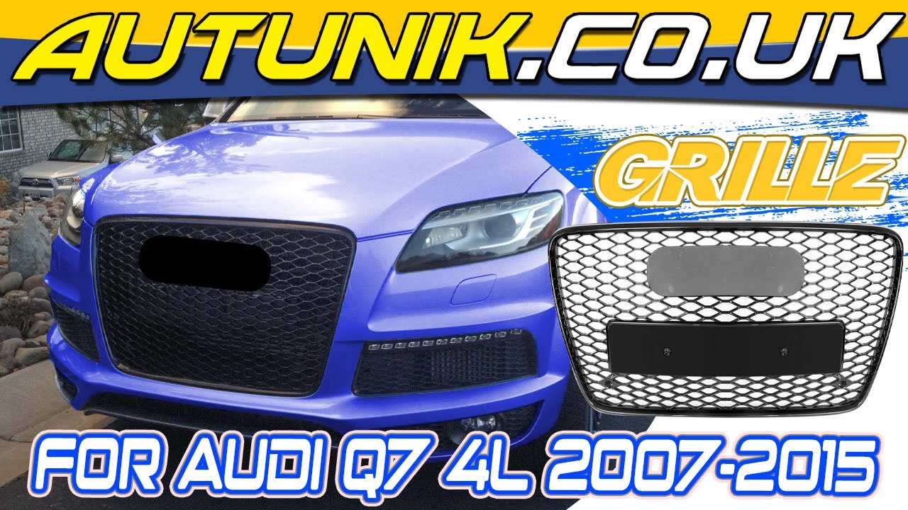Honeycomb Front Bumper Grille Radiator Grill For 2007-2015 Audi Q7 4L Fg203