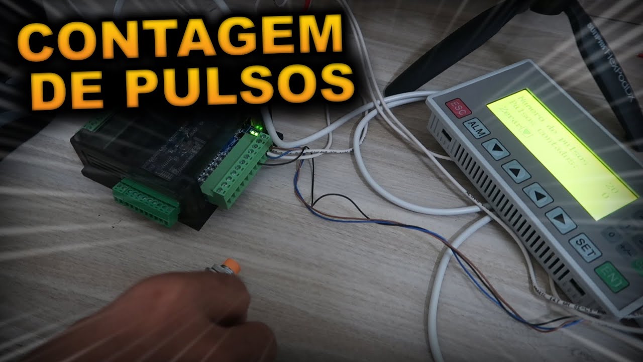 Comando Para Contar Pulsos e Parar no Valor Setado no CLP da China! Tirando Dúvida dos Inscritos!