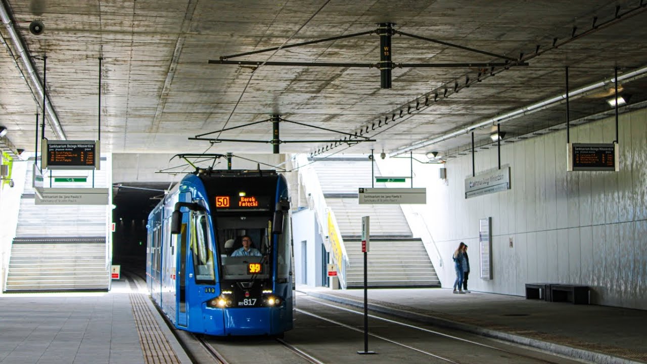 Prezentacja nowej Tramwajowej Trasy Łagiewnickiej w Krakowie