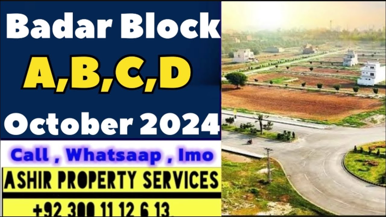 Badar block A,B,C,D SA gardens latest visit October 2024