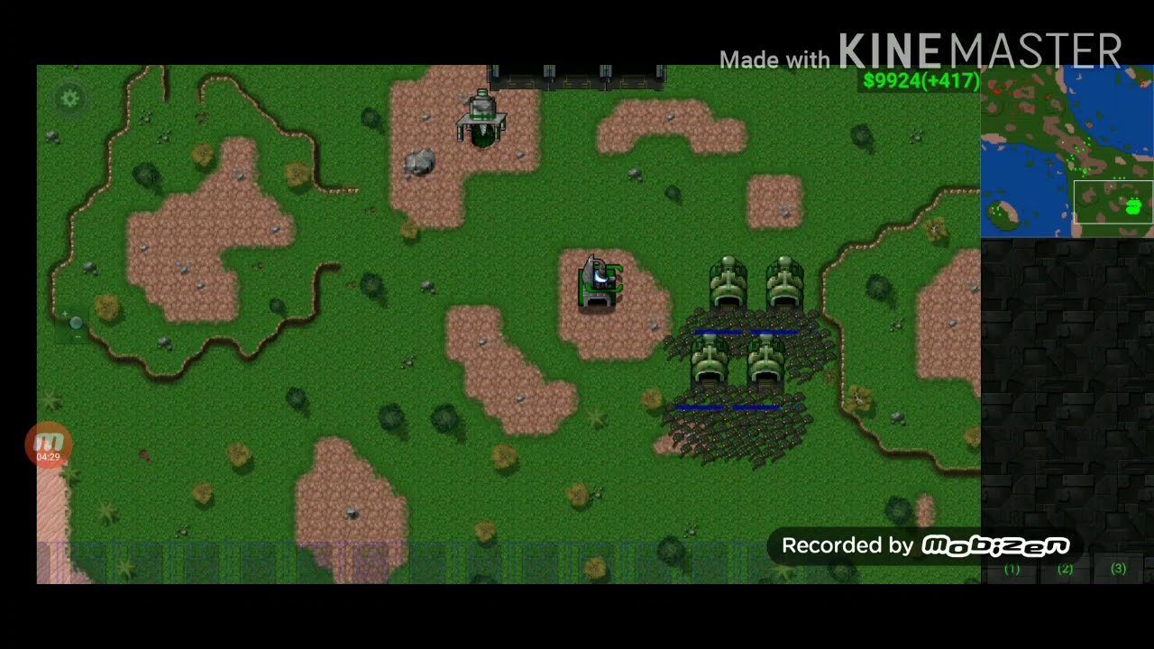 Rusted warfare gameplay with mods (it was easy even though the AI can use mods)