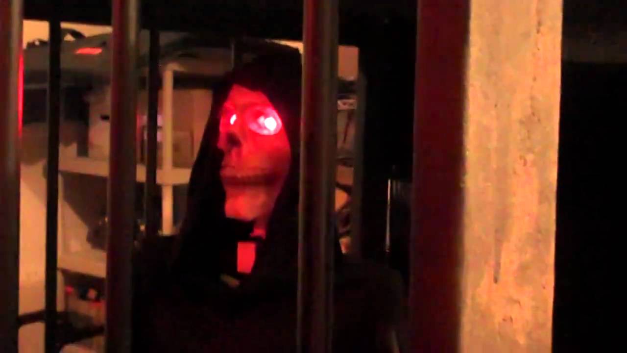 An Interactive Location Tracking Halloween Robot: Chancellor Darkskull