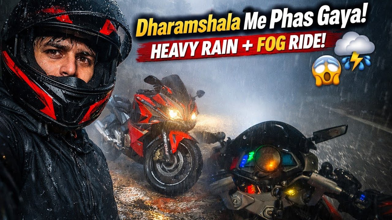 Socha Smooth Ride Hogi&hellip; Par Fog Aur Rain Mil Gayi 😅 ||Arun Thakur vlogs||AT167