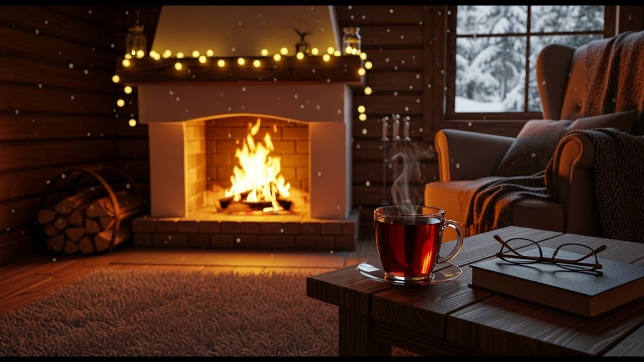 "Cozy Winter Nights: A Ghibli-Inspired Story of Warmth and Peace"