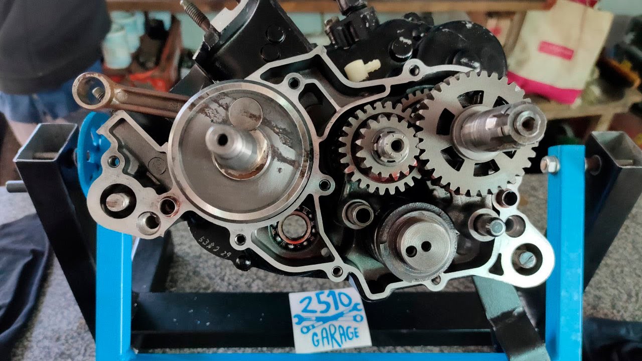 Como montar caixa de velocidades Yamaha DT50 LCDE (PARTE 2)
