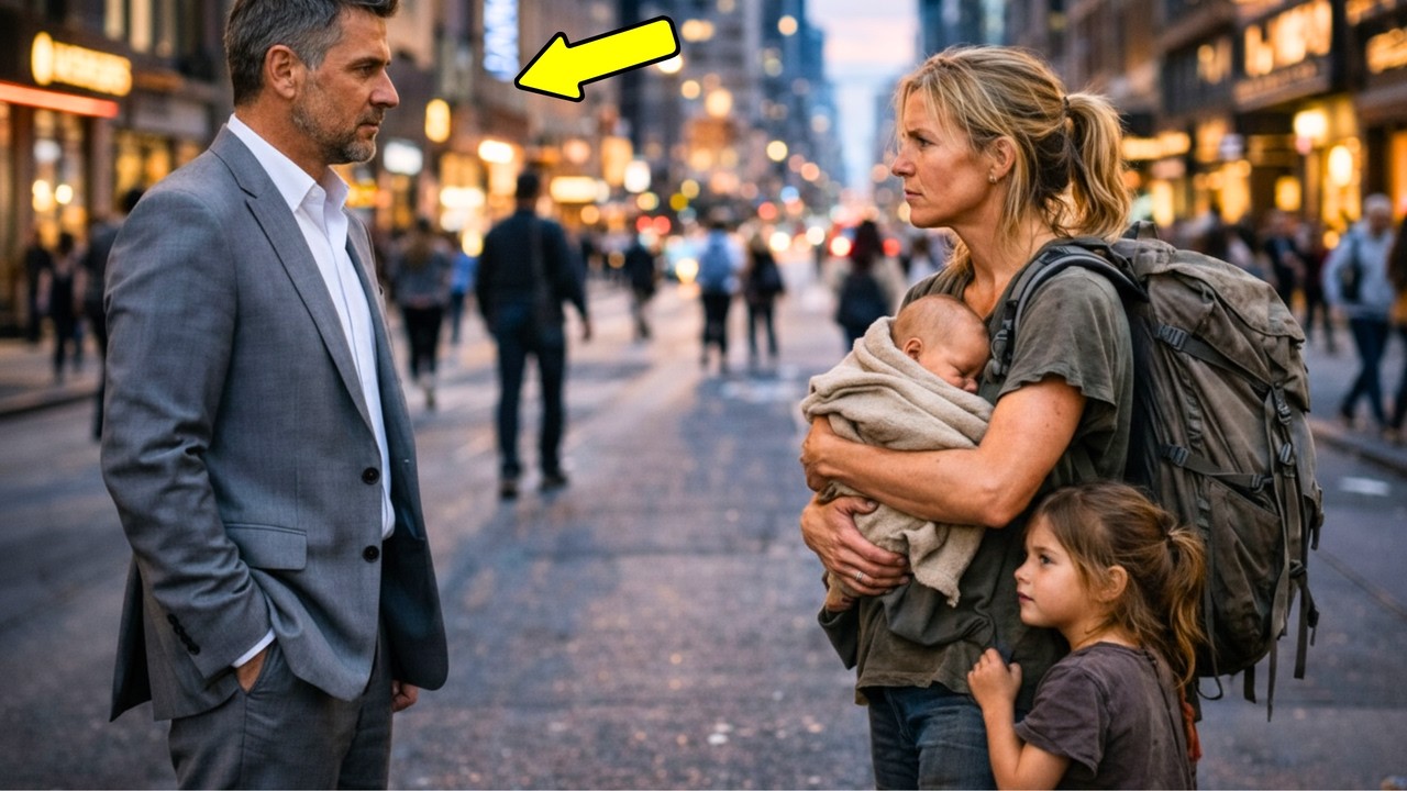 MILLONARIO SE REENCUENTRA CON SU AMIGA DE LA INFANCIA EN LA CALLE… Y LO QUE ELLA LE CONFIESA CAMBIA