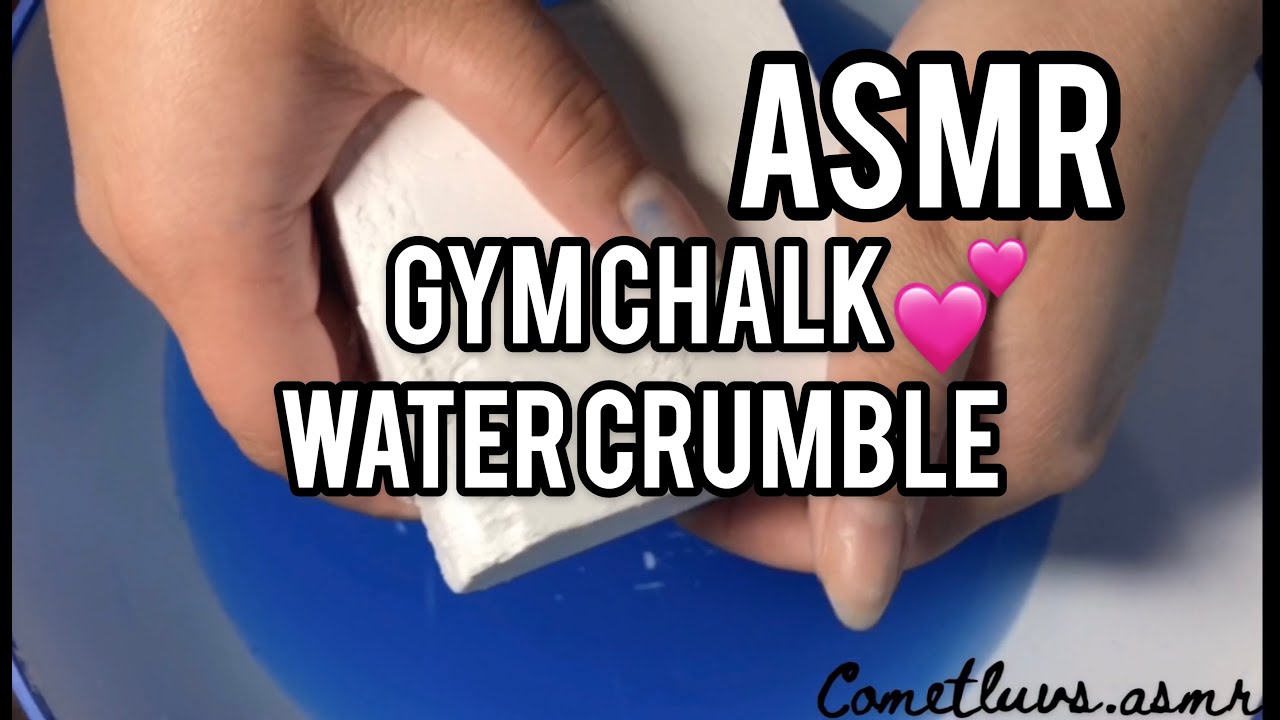 Asmr - Satisfying Gym Chalk Water Crumble
