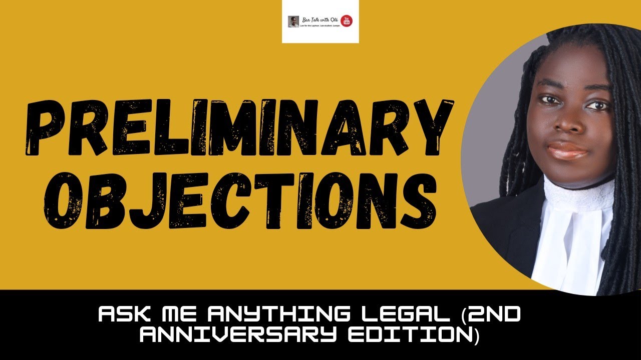 Preliminary Objection | Special Edition |2nd Anniversary Video | How to move a Preliminary Objection