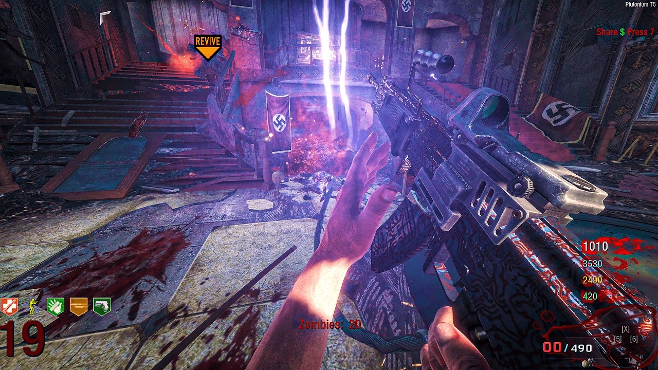 KINO DER TOTEN 4 PLAYERS | ZOMBIES GAMEPLAY | CALL OF DUTY: BLACK OPS (NO COMMENTARY)