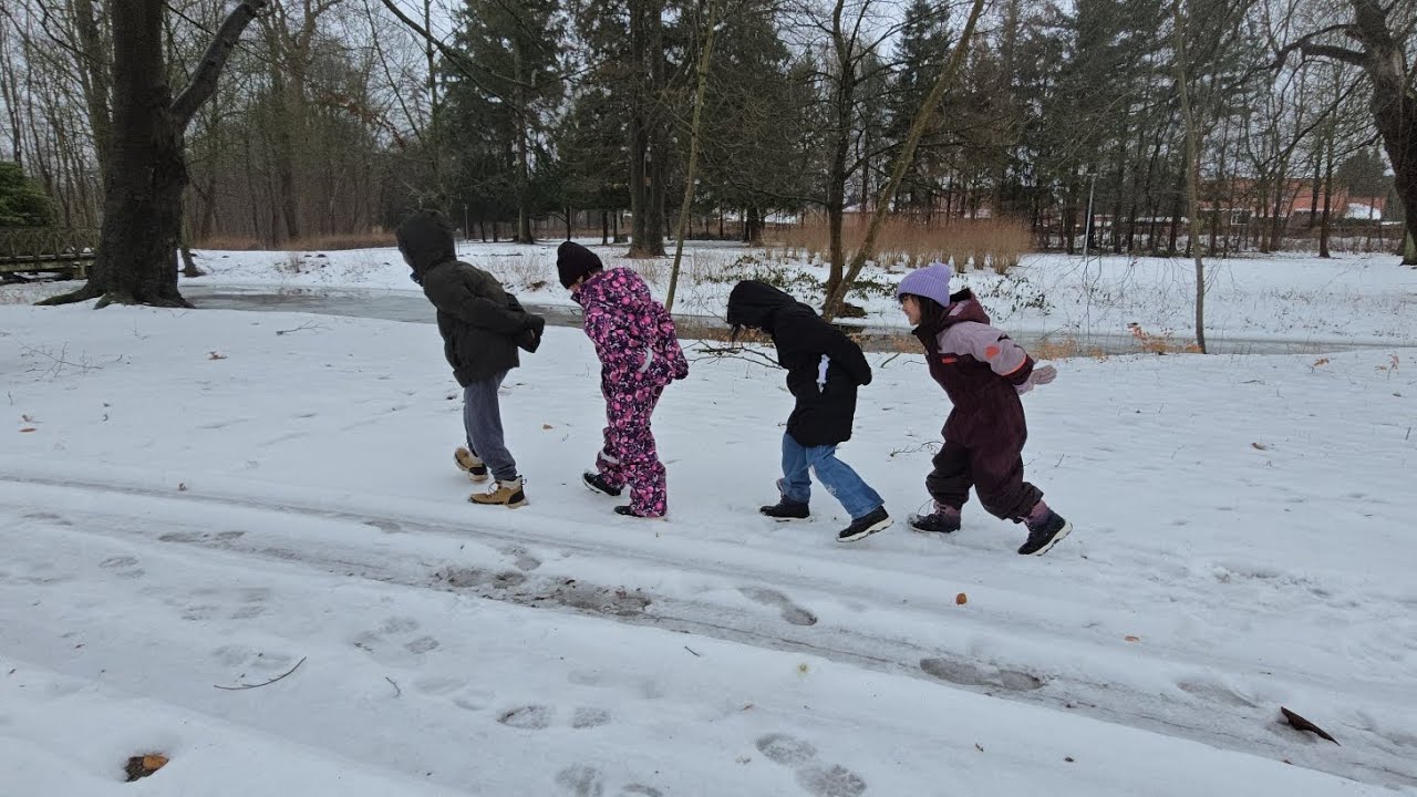 Nati & Natiniharu ## Snowma( hiuma) ramaudai ## Horsens Danmark ##snow 