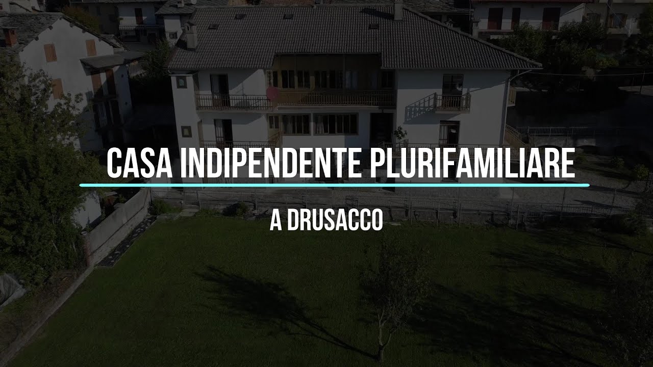 CASA INDIPENDENTE PLURIFAMILIARE CON GIARDINO IN VENDITA